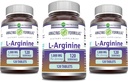 Amazing Appendix L- Arginin dodatek 124; 1000 Mg Per Serving Appendix 124; Tablet Appendix 124; Amino Acid dodatek pro ženy a muže 124; Non- GMO Appendix 124; Gluten Free Appendix 124; Made in USA (120 Count Appendix 124; 3 Pack)