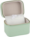 Sage Dosey Travel Pill Pouzdro & Easy- Slide Pouches - Vegan kůže denní Pill Organizátor se 7 vzduchotěsné kapsy pro Medicine Storage & Protection - Stylový medikace Organizátor