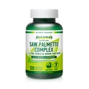 Prostata & Močová podpora pro muže - 5- in-1 Saw Palmetto komplex se zinkem, Tribulus, Boron, Pine Bark - 120 Veggie Kapsle