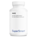 Supersmart - NAG dodatek 1500mg za den (N- Acetyl Glucosamin) - High Absorption Glucosamine Sulfát 124; Non- GMO & Gluten Free - 90 Vegetariánské kapsle