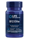 Life Extension B12 Elite, adenosylkobalamin, methylkobalamin, Two Active Forms for Brain Health & Dopamin Production, Non- GMO, Gluten- Free, Vegetarian, 60 Lozenges