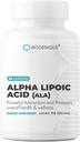 Alpha Lipoic Acid 650mg, podporuje antioxidační zdraví a celkové zdraví, podporuje celkové zdraví & Wellness, ALA 60 Kapsle - Made in USA - Vegan, Non- GMO, gluten zdarma
