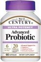 21. Století Ultra potence Advanced Probiotické kapsle 60 ea (Balení po 4)
