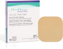 ConvaTec DuODERM Extra Thin Control Gel Formule 4 "x4" Hydrokoloidní sterilní adhesivní dresing pro superficial wounds, Low Friction, Latex- Free, Waterproof, Square, Beige, 10ct Box