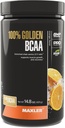 Maxler 100% Golden BCAA Powder - Intra & Post Workout Recovery Drink pro zrychlené svalové zotavení & Lean Muscle Growth - 6 g Vegan BCAA Amino Acids - 60 Služební - Orange