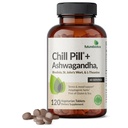 Futurebiotika Chill Pill + Ashwagandha, Rhoddiola, St. John 's Wort, & L-Theanine - Non- GMO, 120 Vegetariánské tablety