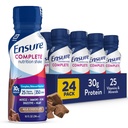 Zajistit COMPLETE Mléko Čokoláda Nutrition Shake, Kompletní, Vyvážená náhrada jídla, připraven k pití, 30g protein, 25 Vitamíny & Minerály, 10 fl oz - 24 Pack