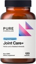 Purefillas Joint Care + - Premium Joint Support Supplementary with Hyaluronic Acid, Glucosamine, MSM, Green Lipped Mussel, Turmeric & More - Non- GMO Formule pro dospělé (120 Kapsle)