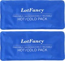 LotFancy Ice Pack for Injuries, Pack of 2, FSA HSA Způsobilé, opakovaně použitelné teplé studené balení pro terapii, chlazení nebo topení Pad pro první pomoc, zadní rameno krku hlava bolest, 11 x 5 Inches