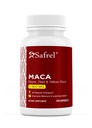 Safel Organic Maca Root Black, Red, Yellow 1900 MG per Serving - 120 Vegan Kapsle Peruánské Maca Root Gelatinized 100% Pure Non- GMO podporuje reprodukční zdraví přírodní energie