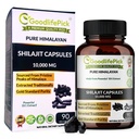 Čisté Himalájské Shilajitské kapsle. Maximální síla přírodní Shilajit bohaté na stopové minerální a Fulvic kyseliny. High Altitude Sourcing. Vegan NonGMO 90ct. Extrahované tradičně bez stearate bez rýžové mouky