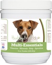 Zdravé plemeno Jack Russell teriér Multi- Essentials Powder for Dogs - ideální doplněk vitamínů, minerály a antioxidanty pro vašeho psa - 8 oz