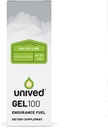 Unived Gel 100 - Vegan Energy Gel for Endurance Sportes Runners & Cyclists - 100kcal - Salted Lime - Balení po 6 ks