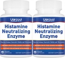 DAO Enzyme dodatek Histamine Diamin Oxidase dodatek pro hladké trávení - Made in USA - 60 Softgels (2 láhve)