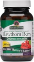 Odpověď přírody Hawthorn Berry 124; Pomáhá Sustain Zdravý kardiovaskulární systém 124; Gluten- Free, Non-GMO & Kosher Certified Obr124; Veggie Kapsle 90ct