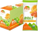 PROBAR - BOLT Organic Energy Chews, Orange, Non- GMO, gluten- Free, USDA Certified Organic, Health, Natural Energy, Fast Fuel Gummies with Vitamins B & C (12 Count)