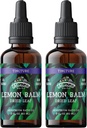 Lemon Balm tinktura - Organic Lemons Drops - Lemon Balm Extract - Made in USA - Organic 4 Fl Oz