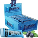 Braven Bar Blueberry Energy Bary (1.59 oz, Pack of 20) - Energy Chews with 5g Protein - On- the- Bear Energy Snacks for running, Touking, and Sports - Gluten zdarma Snacks for Setrvalá energie Boost