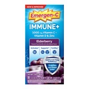 Emergen- C Imunitní + Triple Action Imunitary Support Powder, BetaVia (R), 1000mg vitaminu C, B vitaminů, vitaminu D a antioxidantů, Elderberry, Zpět do školy Essentials - 18 Počet