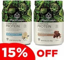 PlantFusion Kompletní rostlin Pea Protein Powder Bundle, Non- GMO, Vegan, mléčné výrobky Free, Gluten Free, Soy Free, Alergie Free w / Digestive Enzymes, Dietní dodatek, Vanilla Bean a čokoláda 1 Pound