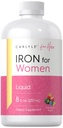 Carlyle Liquid Iron Supplement for Women CLAS124; 8 fl oz Drops CLAS124; Fruit Punch Flavor CLAS124; Vegetarian, Non- GMO, gluten zdarma