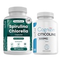 Teaveli Citicolin s Spirulina chlorella Kapsle Bundle