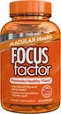 Focus Factor Macular Health Formule (60 Počet) - Oční vitaminy pro makulární podporu - Lutein a Zeaxanthin dodatek s folátem, Vitamin B12, Vitamin C, Vitamin E, Lutemax 2020 ® - Oční zdravotní podpora
