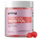 Myo-Inositol & D- Chiro Inositol Gummies, Vitamin B6 B12 & Folát pro ženy, Vegan, Cukr zdarma, Jahodová příchuť, 60 Počet