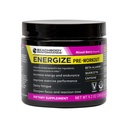 BODI Energize Pre Workout Powder - Beta- Alanin, Quercetin & Low- Dávka kofeinu Formule pro zlepšení energie a zaměření, Zvýšení energie a vytrvalost Dodatek, Smíšené Berry, 40 Služeb