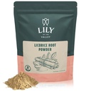 Lily of the Valley Licorice / Licorice Root Powder - Ground Muleti Sourced from India - Natural Sweettener - Vegan & gluten- Free - Baleno v Resealable Pouch (16oz, 453g)