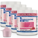 L- ARGINININE PRO MODEL124; 5,500mg L- Arginine Plus L- Citrulin 1,100mg Raspberry Powder Drink Mix Supplement pro zvýšení produkce oxidu dusnatého