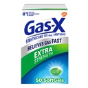 Gas- X Extra Silné plynové pojistky se Simethicone 125 mg - 50 Počet