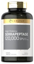 Carlyle Serrapeptáza 120000 SPU 124; 120 Kapsle 124; Podporuje Sinus zdraví 124; gluten zdarma doplněk enzymu