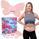 Relief Pink- Period křeče bolest úlevy zařízení, křečový masér pro menstruační a dolní záda Ache, snižuje endometrióza discomform, PMS TENS jednotka, Bezdrátové nebo drátěné, Přirozený Cycle Support
