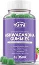 Ashwagandha Gummies doplňky Vegan Friendly - Gummy Vitamíny Advanced Porovnat s Kapsle Tablety Pills Liquid - 60 Rostlinné gumy