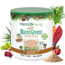 MacroLife Naturals MacroCoco Green Chocolate Superfood Powder for Kids Raw Fruits Veggies Probiotics & Digestive Enzymes, Imunity Energy, Non-GMO, Vegan, Gluten, Dairy Free - 7oz (32 Služení)