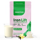 Smart Eats - Železný prášek 124; Vysoce Absorbované 124; Avoids Vegetan 124; Kompletní výživa: Protein, Vitamíny, Vlákna, Antioxidanty 124; Dělá chutné nápoje & Shakes 124; Vegan 124; Vanilla Flavor 124; 30 Scoops