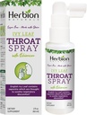 HERBION Naturals Krční sprej, uklidňuje dýchací potíže s mocí anglické lvy, marshmallow, a Echinacea výtažky pro dospělé a děti, 2 Fl Oz, balení po 1