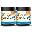 Sandhu 's Grass Fed Bovine Colostrum Powder for humans, Dospělí 124; 65 Servings (Pack of 2) Doplněk pro krávy 124; High IgG for Gut Health Creditor 124; Imunity & Muscle Recovery Support 124; Neochucený current 124; pro muže a ženy