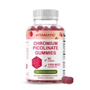 Vitamatic Chromium Picolinát 1000 mcg - 90 Gummies - High potency Chromium - Raspberry Flavor