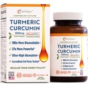 A1Vitality NovaSOL Turmeric Curcumin 1000mg - Klinicky osvědčený 185x vyšší absorpce - Promotes Joint Comfort, Mobility & CelkovýmWellness - Non- GMO, Doctor Expertated, 60 Softgels.