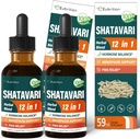 Shatavari Extract Hormon Harmony Kapky pro ženy Estrogen Balance, Red Clover, Dong Quai & Black Cohosh dodatek pro Menopause Relief, PMS Podpora w / Wild Yam, Vitex Berry. 4 oz