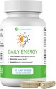 Ben 's Natural Health Daily Energy B-Vitamin Complex s TMG a zinek pro přírodní energii, Stres, Focus & Imunitní Podpora, 30 Kapsle