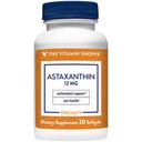 Vitamin Shoppe Astaxanthin (Solasta) značená složka 12 mg (30 (30 Softgels)