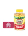 Spring Valley Omega-3 z Fish Oil, 1000 mg, 120 Počet + STS nálepka.
