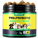 Probiotika pro psy - Pre & Probiotické stravitelné léčby pro psy, Podpora Gut zdraví, Sezónní alergie, Slepé uši, Doplatek psa měkké žvýkání, Imunitní funkce podpora pro psy - 120pc / Duck Flavor