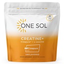 Jeden Sol Creatine pro ženy, Všechny přírodní ženské Creatine Powder w Creapure & Leucine, Zvýšení svalové hmoty, Snížení doby zotavení, Podporuje mozek a zdraví kostí (Neochucené, 60 Služeb)