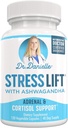 Stres výtah 124; Nejlepší Ashwagandha dodatek - 5 v 1 Organic Stress Relief, Podpora nadledvin, Joy, Mood & štítné žlázy Podpora 124; Relax The Mind, Boost Mood, Relieve Stress 120 Vegan Kapsle
