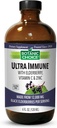 Botanická volba - Ultra imunitní, Obsahuje Elderberry se zinkem a vitaminem C, Black Elderberry Sirup pro dospělé a děti, tekuté vitaminy pro imunitní podporu, 4 Oz