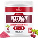 Organic Beet Root Powder - Nitric Oxide dodatek Super Food Beets doplňky, Beet Powder Organic High Blood Pressure doplňky, Beets pro podporu vysokého krevního tlaku & Heart Health Podpora